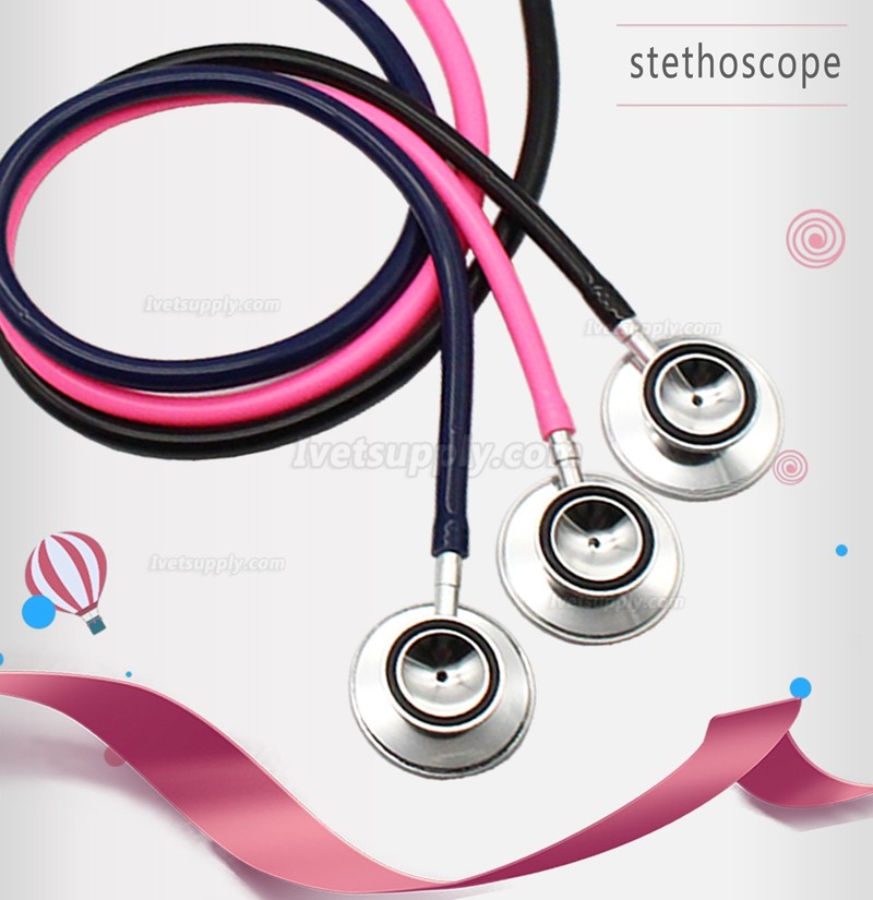 Veterinary Stethoscope Aid Dual Head EMT Stethoscope Portable Medical Auscultation Stethoscope